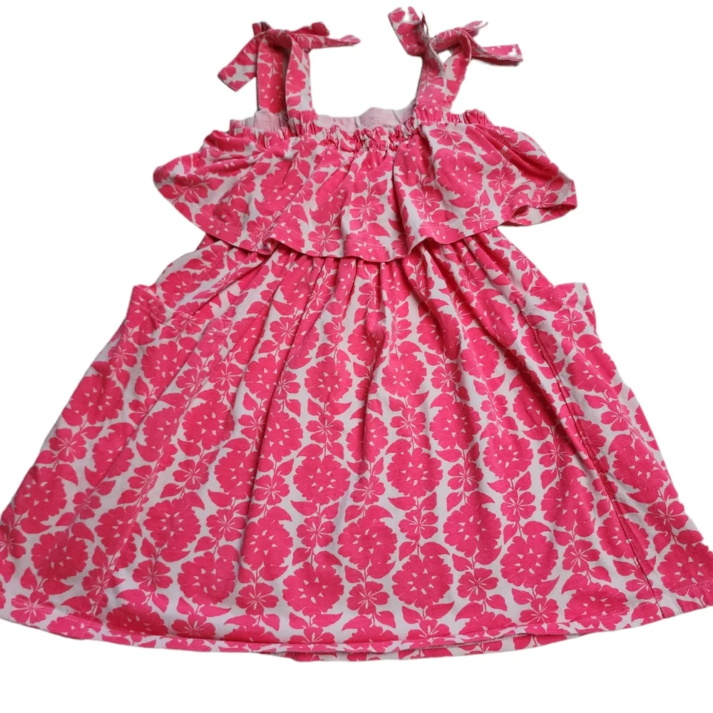 Carter's Floral Pink Dress for Girls Size 4 or 5